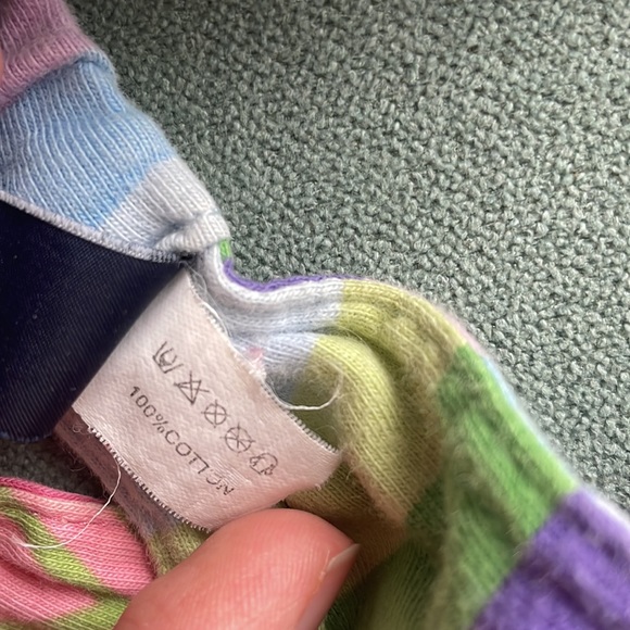 BabyGap Set of 2 Colorful Striped Chevron Stretchy Hair Headbands - Picture 5 of 6